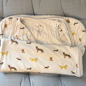 KYTE Baby Dog Print Sleep Sack